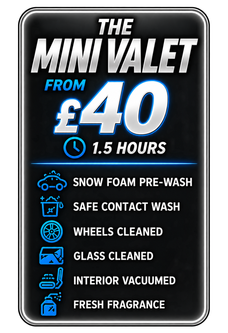Mini car valet service in Newcastle upon Tyne from £40